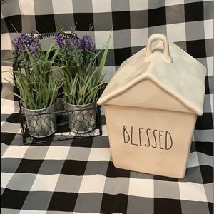 Rae Dunn BLESSED cookie jar